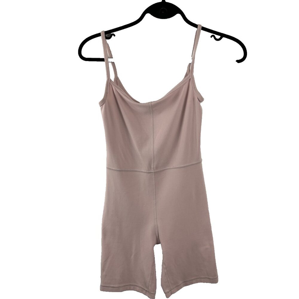Aritzia Wilfred Free Pink Spandex Shorts Body Suit Women's Size XS
